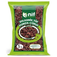 Nif Organik - Volkanik Tüf 10-15 mm Pomza - Cüruf - Lav Taşı 5 Lt