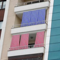 Balkon Perdesi - Bez Perde (150x250 cm)