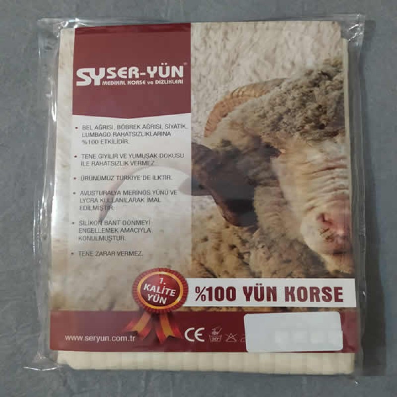 Seryün Yün İnce Korse , %100 Yün Korse Seryün Yün İnce Korse , %100 Yün Korse