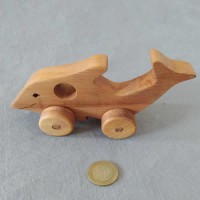 Ahşap Oyuncak Balık , Doğal Ahşap Oyuncak , El Yapımı Oyuncak , Çocuk Oyuncağı