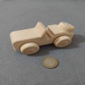 Ahşap Oyuncak Araba (Mini-21) , Doğal Ahşap Oyuncak , El Yapımı Oyuncak , Çocuk Oyuncağı